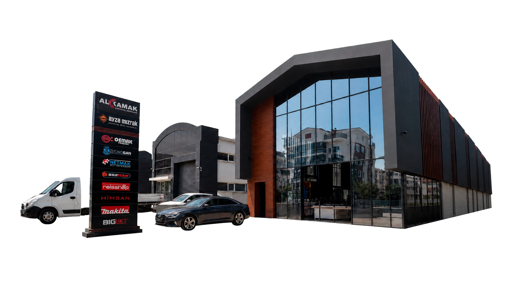 Alkamak Makine showroom ve hizmet binası
